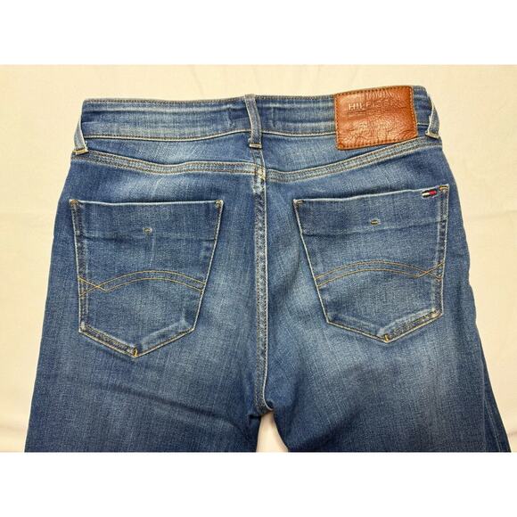 Tommy Hilfiger Men's Slim Scanton Tapered Leg Blue Denim Jeans - Size 28x29 - Picture 3 of 11